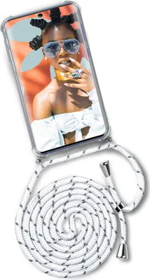 Produktbild von TWIST-Case + TWIST-Cord für Samsung Galaxy S10 Lite, Farbe:Happy Coco (Silber)