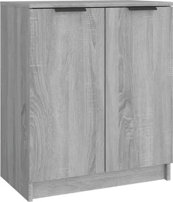 Zdjęcie produktu dla vidaXL Szafka na buty szara Sonoma 59x35x70 cm Materiał drewnopochodny