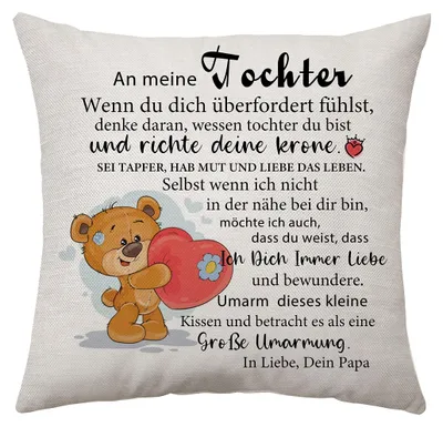 Produktbild von Kissenbezüge zum Geburtstag meiner Tochter, von Papa.