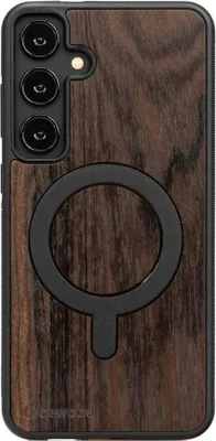 Image de Housse en bois Bewood pour Samsung Galaxy S25 Plus ZIRICOTE avec MagSafe