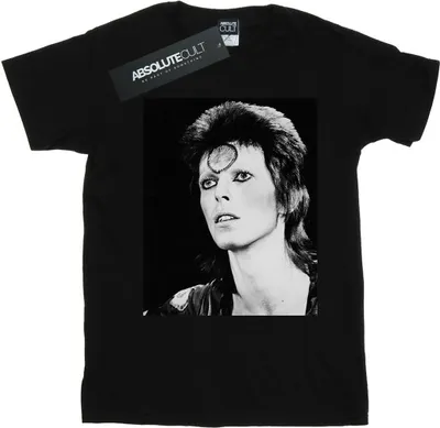 Image de David Bowie - "Looking" T-shirt pour homme BI20893 (XXL) (Noir)