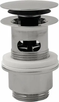 Produktbild von Verschließbare Ablaufgarnitur für Waschtische mit Überlauf, H. 32-52mm