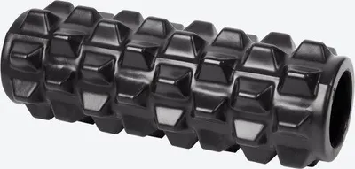 Zdjęcie produktu dla Rolka fitness – zestaw do jogi – 12 x 33 cm, czarna