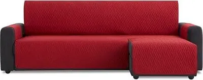 Produktbild von Bestcovers Teflon Wasserdichtes Sesselüberwürf Sesselschoner Schonbezug Sofabezug (Rot, 200cm Right)