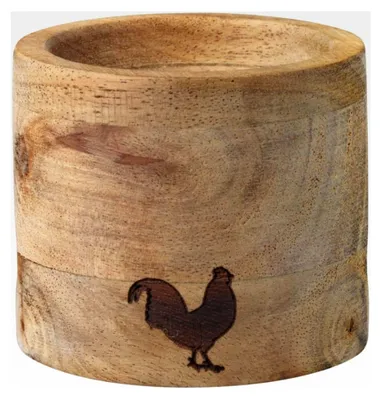 Produktbild von Eierbecher Set rund mit Hahn und Löffel