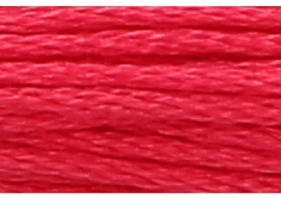 Image de Fil à broder Anchor Sticktwist, 8 mètres, rouge, en coton, couleur 29, 6 brins