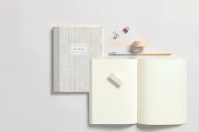 Obrázek produktu pro Zápisník S, mřížka, 80 stran, 100 g/m² bambusový papír