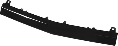 Productafbeelding van Onderste middenlip van de voorbumper, zwarte carrosseriebescherming, krasbestendig, artikelnummer 2058852700, geschikt voor de C-klasse W205, modeljaren 2014 tot 2018