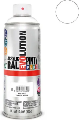 Immagine prodotto di Vernice a spruzzo Pintyplus Tech RAL 9016 300 ml elettrodomestici Bianco traffico