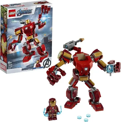 Produktbild von LEGO Marvel Super Heroes 76140 - Mech Iron Mana