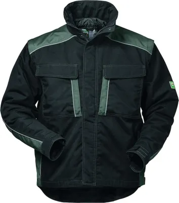 Produktbild von Canvas Outdoorjacke 2 in 1 Basel Größe M schwarz/grau