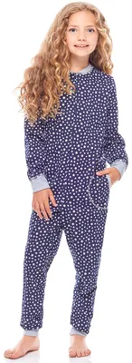 Image de Merry Style Pyjama fille MS10-186 (Bleu marine, 134-140)
