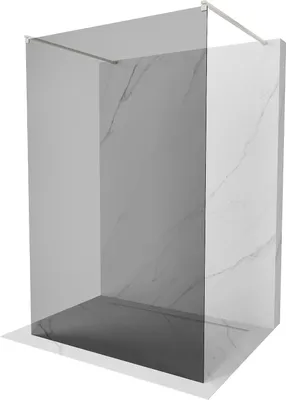 Image de Mexen Kioto paroi de douche 100 x 200 cm, graphite 8 mm, nickel brossé - 800-100-002-97-40