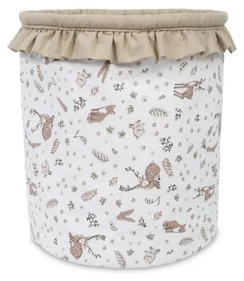 Produktbild von Spielzeugkorb Forest M, beige, aus Baumwolle, faltbar