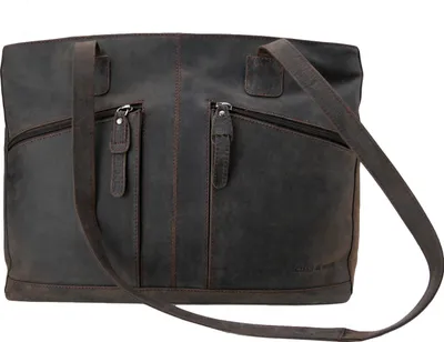 Produktbild von Greenburry Vintage Revival RL-1777-22 Leder Shopper Schultertasche für Damen