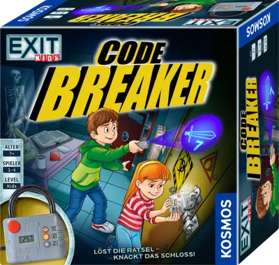 Produktbild von Kosmos EXIT Kids - Code Breaker, Spionage, 7 Jahr(e)