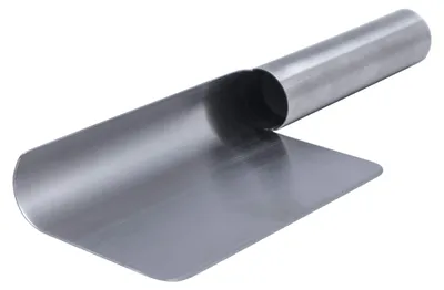 Krümelkehrer aus Edelstahl, 21 cm, mit ergonomischem Griff