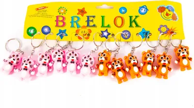 Immagine prodotto di portachiavi 12pc Tiger