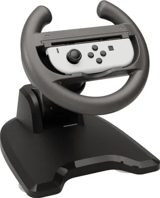 Produktbild von Halterung für Joy-Con für Nintendo Switch 2, YAXO Racing Set, Schwarz