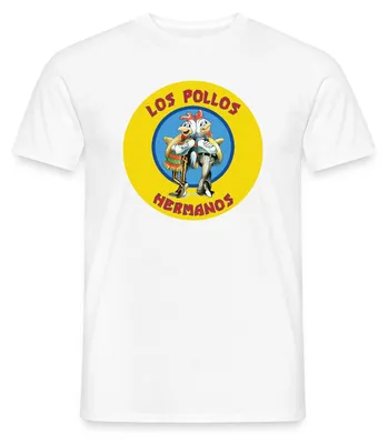 Produktbild von Spreadshirt Breaking Bad Los Pollos Hermanos Männer T-Shirt, S, Weiß