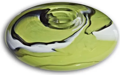Produktbild von Kerzenhalter Ufo Farbenzauber 12cm, Glas verdea