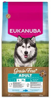 Produktbild von EUKANUBA Grain Free Adult Large Ocean Fish - trockenfutter für Hunde - 12kg