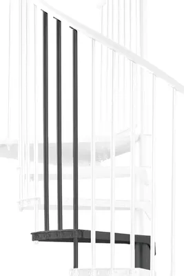 Produktbild von Minka Höhenerweiterung für Rondo Zink Color 120cm Durchmesser Anthrazit