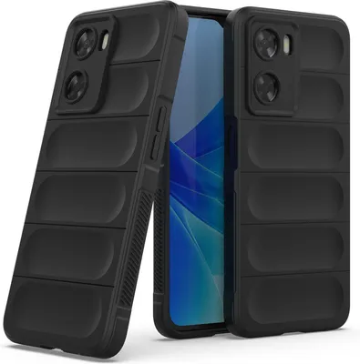 Produktbild von OPPO A57 4G Hülle, Weich TPU Silikon Stossfest Anti-rutsch Schutzhülle für OPPO A57 4G Schwarz