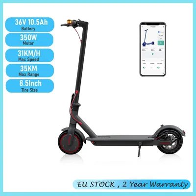 Produktbild von E-Scooter Elektroroller - TUYAS - 36 V - 35 km Reichweite - 21,6 cm Reifen - Klappbar - 5 h Ladezeit -