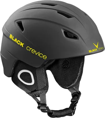 Produktbild von BLACK CREVICE Ski-& Snowboardhelm - Modell KITZBÜHEL | Farbe: Black/Yellow | Größe: L