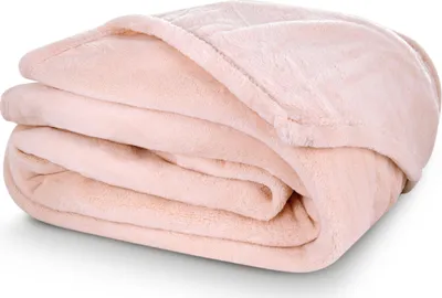 Produktbild von CARBOTEX Supersoft-Fleecedecke CORAL 150/200cm, puderrosa, FLEECE201011