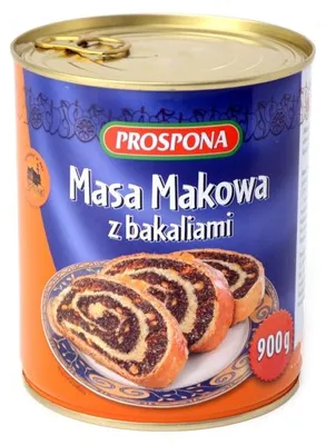 Obrázek produktu pro Prospona Maková náplň s ořechy 900 g