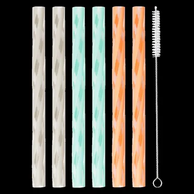 Produktbild von Little LurchTrinkhalme 6er-Set incl Reinigungsbürs