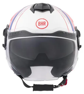 Produktbild von BHR 830 FLASH, Jethelm Doppelvisier ECE 22.06, Leichter & komfortabler Jethelm mit innenliegender Sonnenblende, Cool White, XS