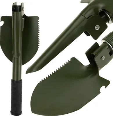 Zdjęcie produktu dla Rt9 Saperka Wielofunkcyjna Piła Kilof Otwieracz Mała Składana Survival 4W1