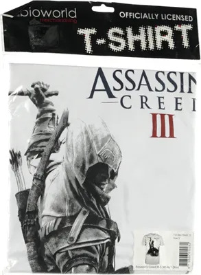 Produktbild von Assassins Creed 3 T-Shirt -S- Connor Smash,weiss