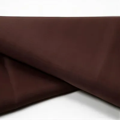 Produktbild von Voile Stoff Meterware | Breite ca. 150 cm ohne Produktionsrand Dunkelbraun