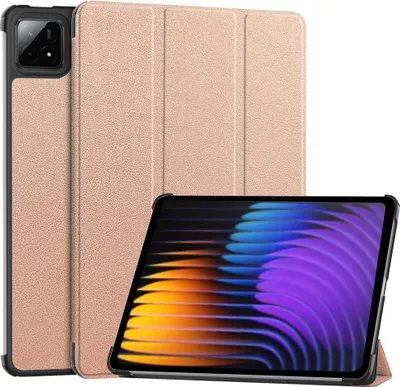 Produktbild von Xiaomi Pad 7 (Pro) / Pad 8 (Pro) Hülle - Coverup Tri-Fold Ständer Klapphülle mit Schlaf/Wach-Funktion - Roségold
