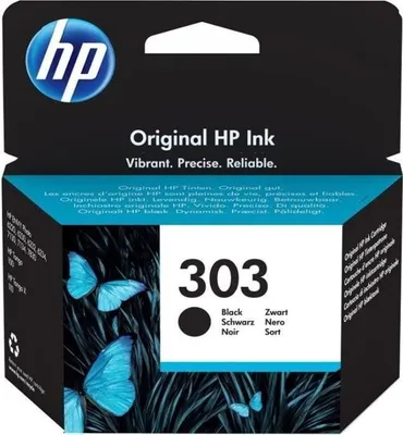 Immagine prodotto di Cartuccia d'inchiostro, HP 303, nero, originale T6N02AE, per Envy Photo 6220, 6230, 7130, 7134, 7830