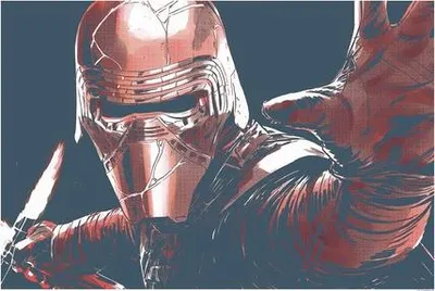 Produktbild von Poster Star Wars Faces Kylo 70x50 cm