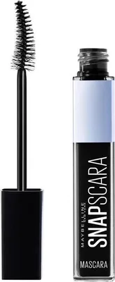 Image de Maybelline SnapScara Mascara - Pitch Black 01 Mascara résistant à l'eau pour des cils allongés et recourbés 9 ml