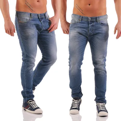 Produktbild von Diesel Tepphar 0842H Herren Jeans Hose Slim Carrot
