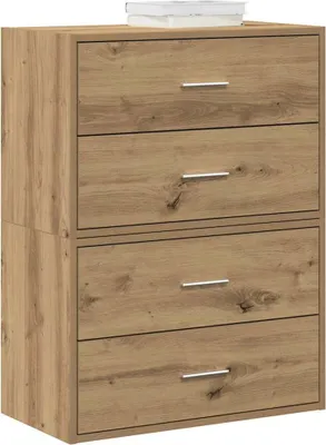 Produktbild von Möbel Schränke mit 2 Schubladen 2 Stk. Artisan-Eiche 60x31x40cm - Kommoden &20196
