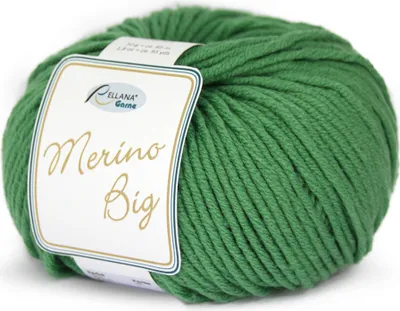 Produktbild von Rellana Merino Big, 60% Schurwolle (Merino), 40% Polyacryl, 50 gr. grün 05