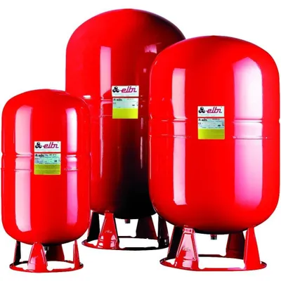 Obrázek produktu pro Tlaková expanzní nádoba - topné a chladicí systémy - 50l, 10bar, 3/4˝, vertikální s podstavcem IVAR.ERCE 50 - AQUAHOT