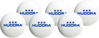 Produktbild von Hudora 76277 - Tischtennisball*** 40+, 6 Stück