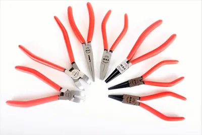 Produktbild von VBW Elektrikerzangen Set 7 tlg. Flachzange R…