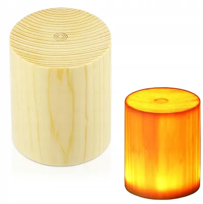 Obrázek produktu pro Interlook Stolní lampa LED Dřevěná Dotyková Stmívatelná USB