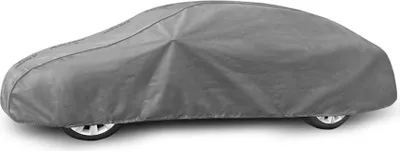 Produktbild von KEGEL Autoabdeckung Schutzhülle Grau UV-beständig Allwetter Winter Sommer wasserdicht Innenbereich Außenbereich 440-480cm 115-125cm XL Coupe