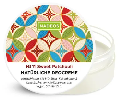 Image de NADEOS Crème déodorante naturelle Sweet Patchouli